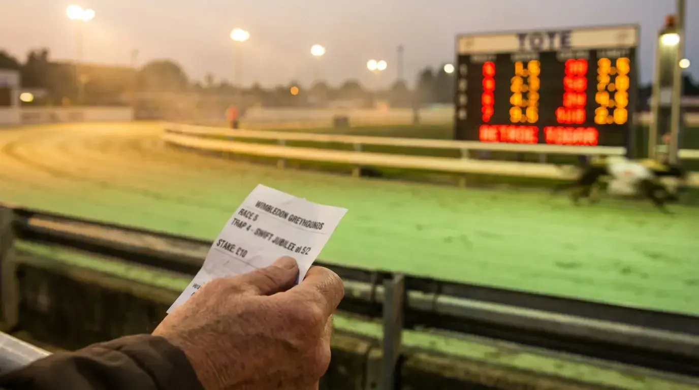 Greyhound bet types explained — betting slip and racing traps